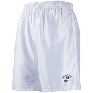 【KCM】Z-umbro-195-140★展示品★【UMBRO/アンブロ】キッズ ジュニア プラクティスパンツ サッカー　UBS7030JPB　ホワイト×ネイビー　140