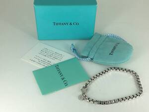 送料込 即決 TIFFANY ティファニー ベネチアン テニスブレス ブレスレット ブレス シルバー SV925 直営店購入 ①