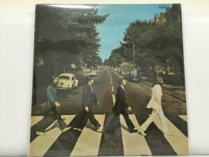 良品 稀少 LP Abbey Road Misaligned Apple／The Beatles