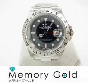 ◎ROLEX　ロレックス　エクスプローラーII　16570　D番　ブラック　新品仕上げ済　S31110