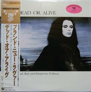 【LP Euro Beat】Dead Or Alive（デッド・オア・アライブ）「Mad Bad And Dangerous To Know」JPN盤 シュリンク付!