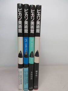 生誕110年記念出版 ピカソ美術館 全4巻セット 愛・生と死 / 旅芸人、貧しい人びと / 空間への冒険 / 戦争と平和　集成者　棚ろ