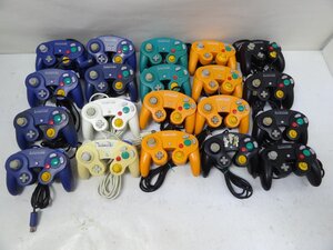 10■/Zこ8692　任天堂 ゲームキューブ GAMECUBE コントローラー ホワイト、オレンジ、エメラルドグリーン、他 // 未検品 20個 保証無