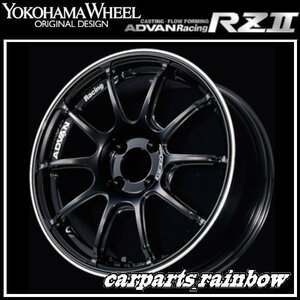 ★YOKOHAMA WHEEL ADVAN Racing RZⅡ forJapaneseCars 16×7.0J/7J 4/100 +48★GBR/レーシンググロスブラック★新品 2本価格★