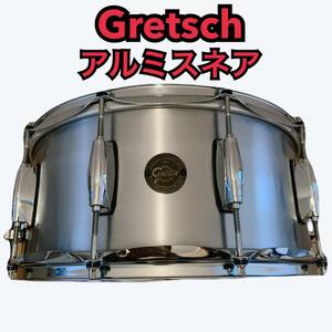 Gretsch Aluminum アルミ スネアドラム 14×6.5インチ