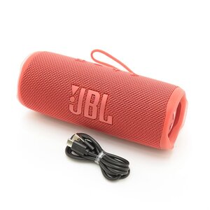 ▽531325 【美品】JBL FLIP6 動作確認済 ワイヤレススピーカー レッド Bluetooth