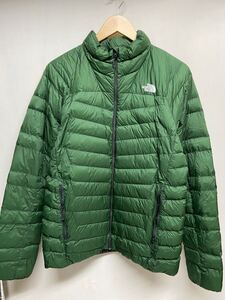 【 THE NORTH FACE ノースフェイス】 NY82312 THUNDER JACKET サンダージャケット 中綿ジャケット XL グリーン アウトドア 2411oki k