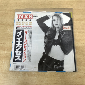 ●01)【同梱不可】INXS/New Sensation/イン・エクセス/ニュー・センセイション/P-2400/EPレコード/7インチ/見本盤/白ラベル/国内盤/A