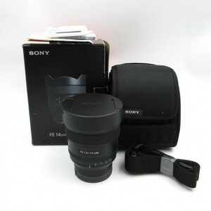 1円〜 SONY ソニー FE 14mm/F1.8 GM Eマウント用 単焦点レンズ ケース・箱付 動作未確認 y40-3200100【Y商品】