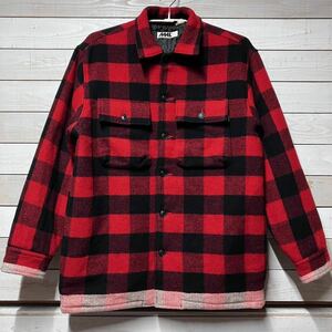 SIZE L GOODENOUGH MORE ABOUT LESS グッドイナフ バッファローチェック ブロックチェック ジャケット ラインネル ネルシャツ ウール MML