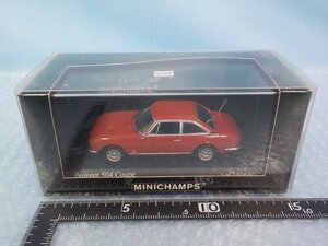 ◆ミニカー 当時物 美品 箱内保管 MINICHAMPS ミニチャンプス1/43 Peugeot 504 Coupe 1974 プジョー クーペ