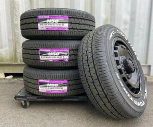 日産 キャラバン専用設計 16インチ TOYO H30 215/65R16 107/109 LT 車検対応タイヤ＆ホイールセット 4本セット 1台分 LEXXEL SwaGGer