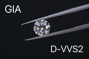 GIA鑑定ダイヤ　ラボグロウンダイヤモンド1.04ct D-VVS2 裸石 人工ダイヤモンド GIA鑑定済み ダイヤモンド③