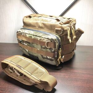 【廃盤】② LINHA MSB-03 2WAY WAIST BAG GROUPER TYPE Ⅲ リーニア 2ウェイウエストバッグ グルーパー ヒップバッグ 迷彩 CAMO