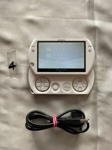 ④ソニー PSP go PSP-N1000 ホワイト　ボタン操作確認済