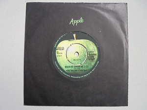 Appleシングルレコード YOKO ONO『 DEATH OF SAMANTHA 』UK盤シングル Apple 47 美品