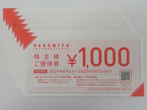 ナルミヤ・インターナショナル　NARUMIYA　株主優待券　8000円分　2025年5月31日　定形郵便無料