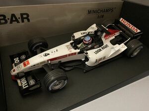 ミニチャンプス 1/18 BAR HONDA 007 佐藤琢磨 2005 PMA B・A・R ホンダ 007