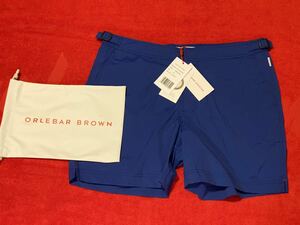 希少 ORLEBAR BROWN スイムウェア BULLDOG SPORTS ショーツ オールバーブラウン ブルドッグ メンズ 水着 英国 フレンチブルー 32 男性