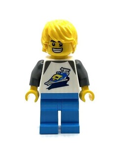 即決　新品　未使用　レゴ　LEGO　ミニフィギュア　ミニフィグ　シティ　男性　男の人　金髪