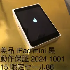 美品 iPad mini 黒 動作保証 2024 1001 15 限定セール86