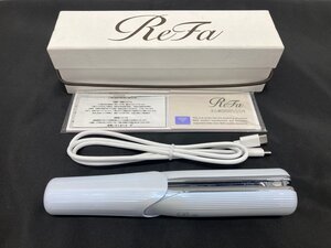 ReFa リファ フィンガーアイロン RE-AS-02A ホワイト 箱・附属品あり 通電〇【CLAZ4026】