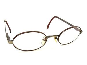 ■美品■ EMPORIO ARMANI エンポリオアルマーニ 075 1008 48□20 135 度入り メガネ めがね 眼鏡 シルバー系 DG1708