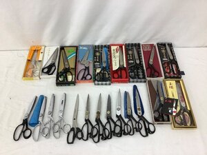 庄三郎/ジャノメ他 裁ち鋏/ピンキングハサミ 22点まとめ 未使用品含む 中古品 ACB