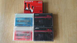 SONY miniDVテープ DVM60/3本 ☆ ビクター miniDVテープ DVM60/2本 ☆ 全部5本 未使用品