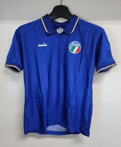 90W杯 イタリア ITALY(H) #10 バッジョ BAGGIO 半袖 Diadora正規 1990WorldCup仕様 L