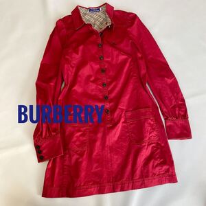 極美品　BURBERRY BLUE LABEL バーバリー　ブルーレーベル　ワンピース　シャツ　 コート M