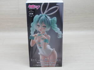 08/Y092★初音ミク　BiCute Bunneis Figure ーrurudo WHITEver.ー　★フリュー★プライズ★フィギュア