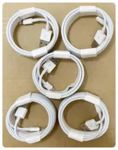 5本1m iPhone充電器ライトニングケーブル Apple純正品質 (0Cl)