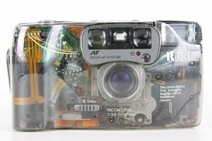 【ト福】RICOH リコー コンパクトフィルムカメラ FF-9SD LIMITED スケルトン 6V電池駆動 限定品 レトロ LBZ01LLL69