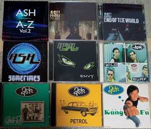 中古CD　ASH アッシュ　9枚セット　A-Z Vol.2 kung fu petrol uncle pat envy wild surf sometimes end of the world polaris