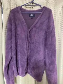 stussy shaggy cardigan M カーディガン