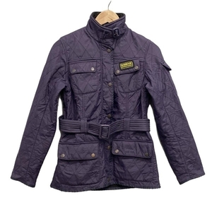 バーブァー Barbour ブルゾン サイズ8 M - パープル レディース 長袖/キルティング/秋/冬 ジャケット