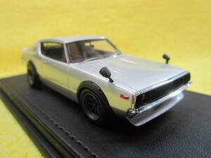 IG 0036 1/43 Nissan Skyline 2000 GT-R KPGC110 Silver RSワタナベホイール（ ケンメリ ニッサン スカイライン 旧車 定番