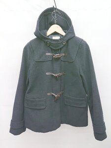 ◇ OLIVE des OLIVE オリーブ シンプル 通勤 通学 長袖 ダッフルコート サイズL ネイビー レディース P