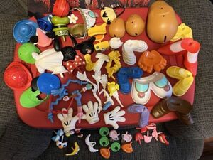 Huge Disney Vintage Mr Potato Head Lot Mickey Minnie Donald Duck Goofy 海外 即決