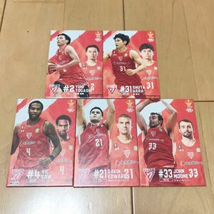 非売品 B.LEAGUE FINAL 限定 千葉ジェッツ トレーディングカード コンプリート 5枚セットBリーグ ファイナル 富樫勇樹 バスケットボール