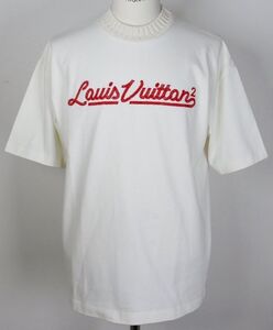 22SS LOUIS VUITTON x NIGO ルイヴィトン ロゴ エンブロイダリー モックネック ニット Tシャツ M b8489