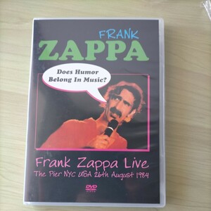 中古盤DVD/ フランクザッパ/ FRANK ZAPPA /DOES HUMOR BELONG IN MUSIC?