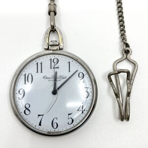 懐中時計 CITIZEN Pocket Watch 手巻き 機械式 シルバー silver アラビアン 3針 シチズン アンティーク Watch Y1835