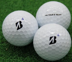 ABランク ブリヂストン BRIDGESTONE TOUR B XS ホワイト 2022年モデル 30個 球手箱 ロストボール