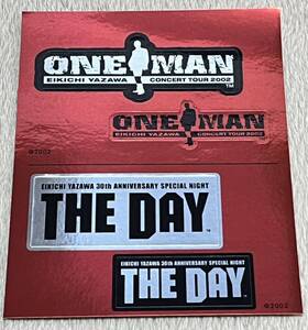 矢沢永吉 E.YAZAWA ツアータイトル メタリックステッカー 2002 ONE MAN THE DAY