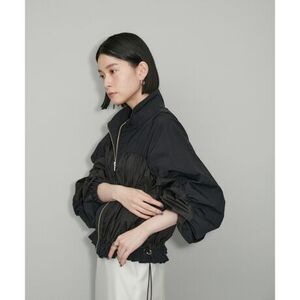 新品タグ付き ADAM ET ROPE' FEMME アダムエロペ シアーショートブルゾン ブラック 定価14,850円