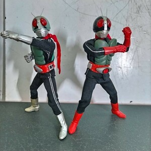 FIG906 オオツカ企画 ハイパーヒーローシリーズ 1/10スケール 仮面ライダー新1号&新2号 フィギュア 2点セット 昭和ライダー