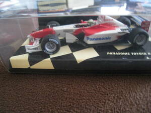 ■MINICHAMPS 1/43 PANASONIC TOYOTA RACING TF102 A. McNISH ＃25 トヨタレーシング　アラン・マクニッシュ　当時物 ミニカー ◆中古◆