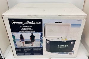 CZO2266ab 未使用 Tommy Bahama トミーバハマ スチールクーラーボックス 51L アウトドア用品 キャンプ